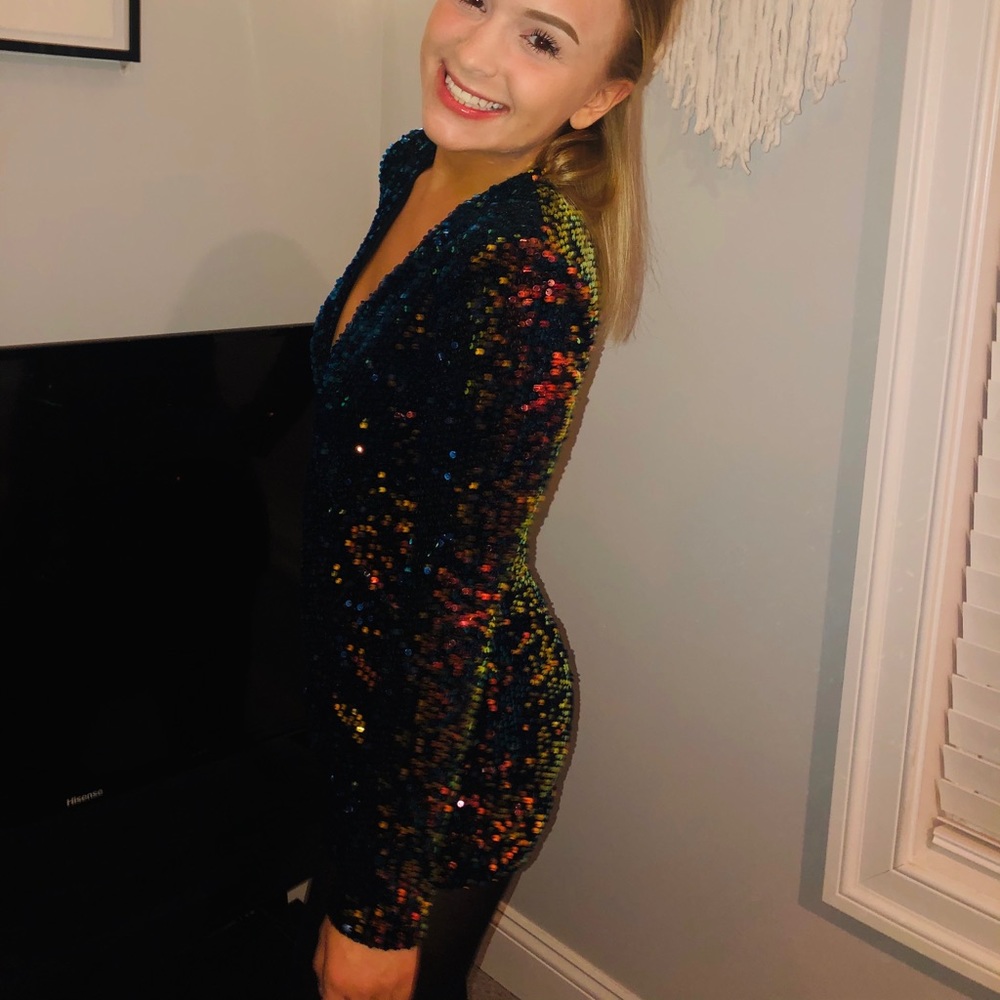 Forever 21 sequin romper